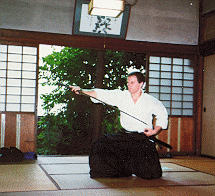 Viol Shihan at his Dojo in Kyoto Japan